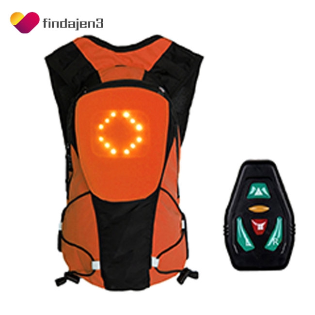 led cycling backpack