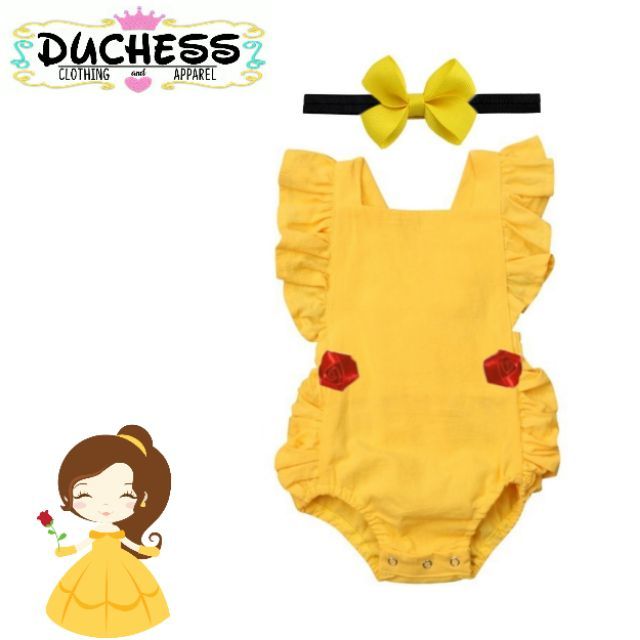 beauty and the beast baby outfit