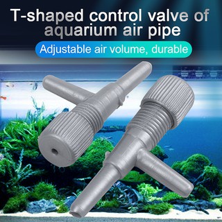 Aquarium Fish Oxygen Air Line Tubing Flow Control Valve 20 Pcs Gray