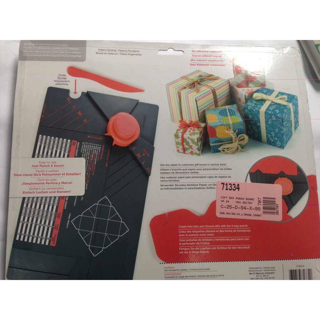 Punch Board Gift Box We R Memory Keepers | Shopee Philippines