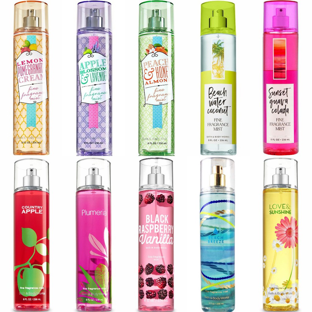 COD Authentic Bath And Body Works Retired Fragrance 2 236ml Body Mist