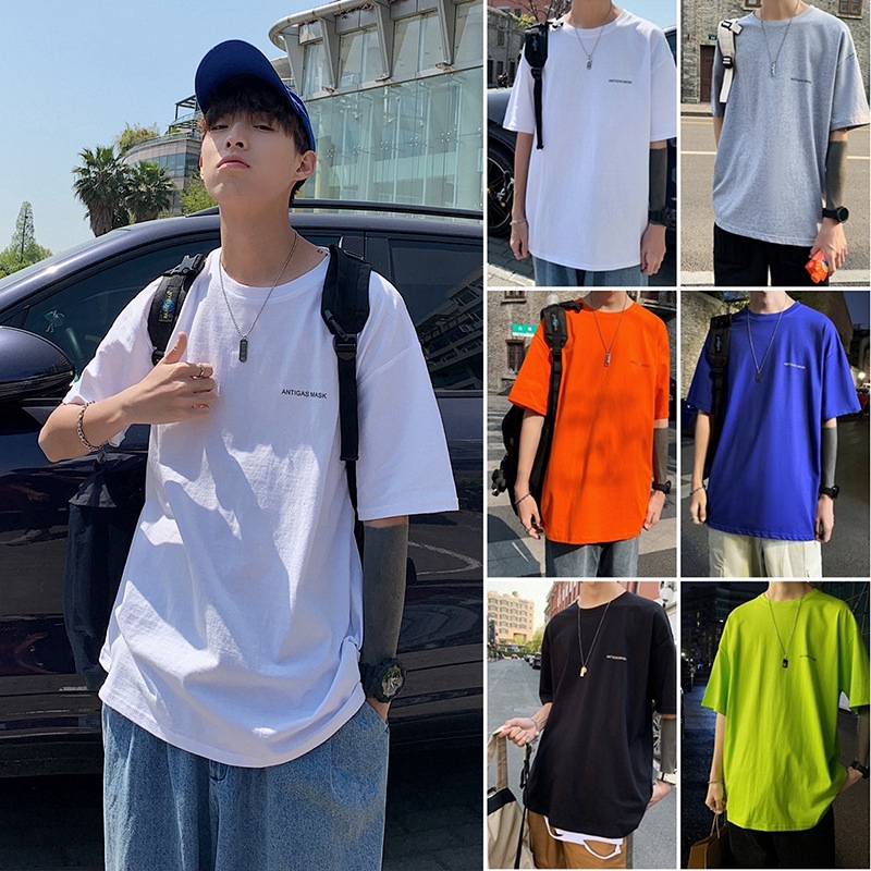 plain white t shirt mens fashion