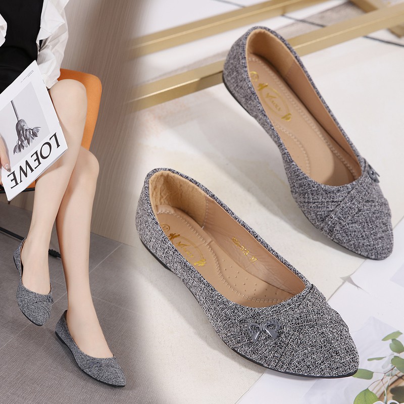 COMPROMISE w/box korean fashionable Doll Shoes for women close flat shoes  loafers on sale 866-315#] | Shopee Philippines