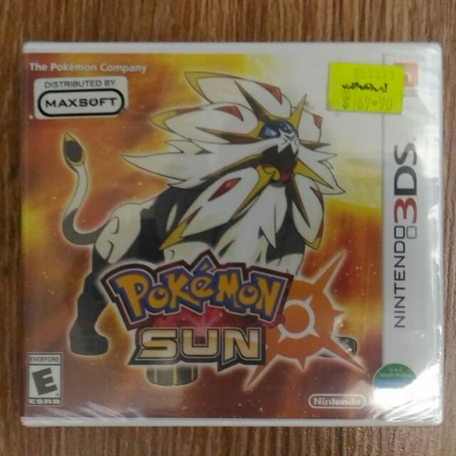 pokemon sun 3ds price