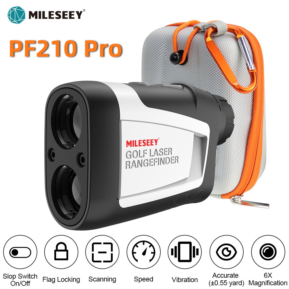 Mileseey PF210 Pro Golf Laser Rangefinders 600M Black Version, With