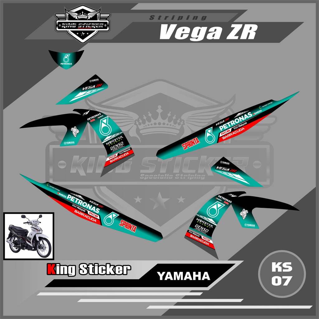 Sticker Striping List Variation Vega Zr Petronas Striping Motor Vega Zr Ks 007 Shopee Philippines