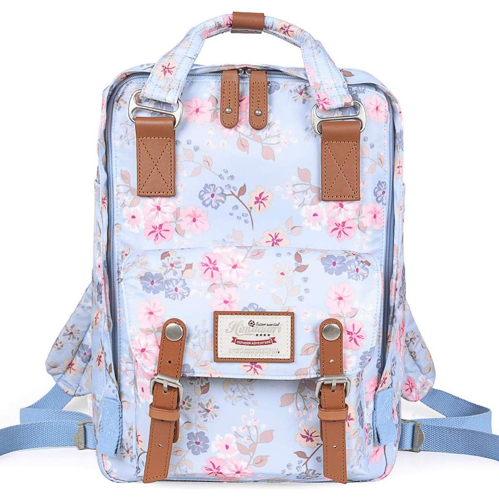 Himawari Buttercup Floral Backpack Large Light Blue Shopee Philippines