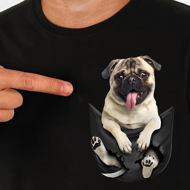pug pocket shirt