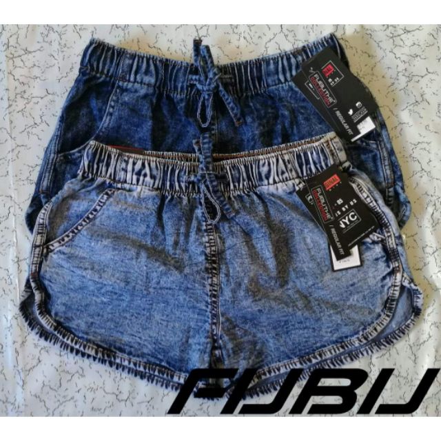 denim dolphin shorts