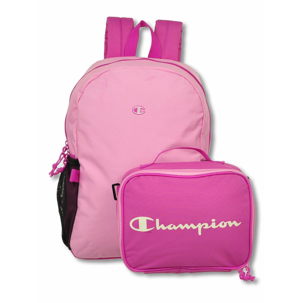 champion pink bookbag