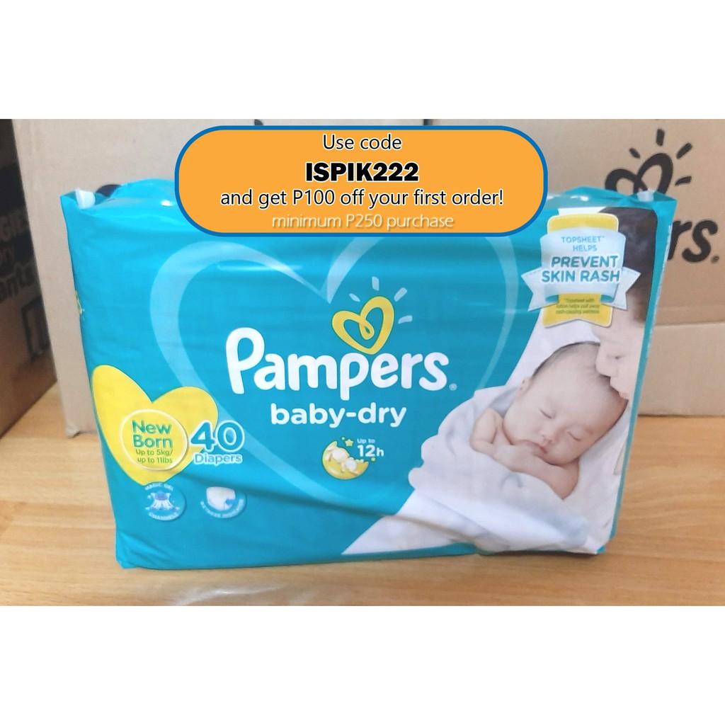 pampers newborn shopee