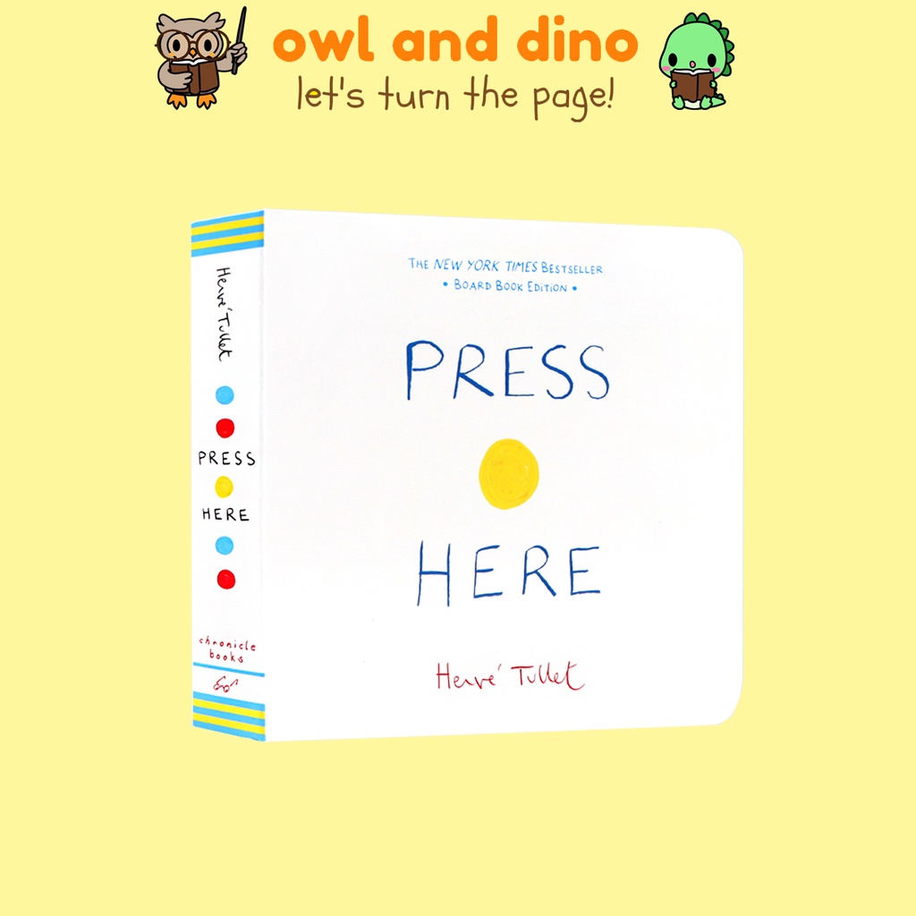 Press Here (A Whimsical Board Book) Shopee Philippines