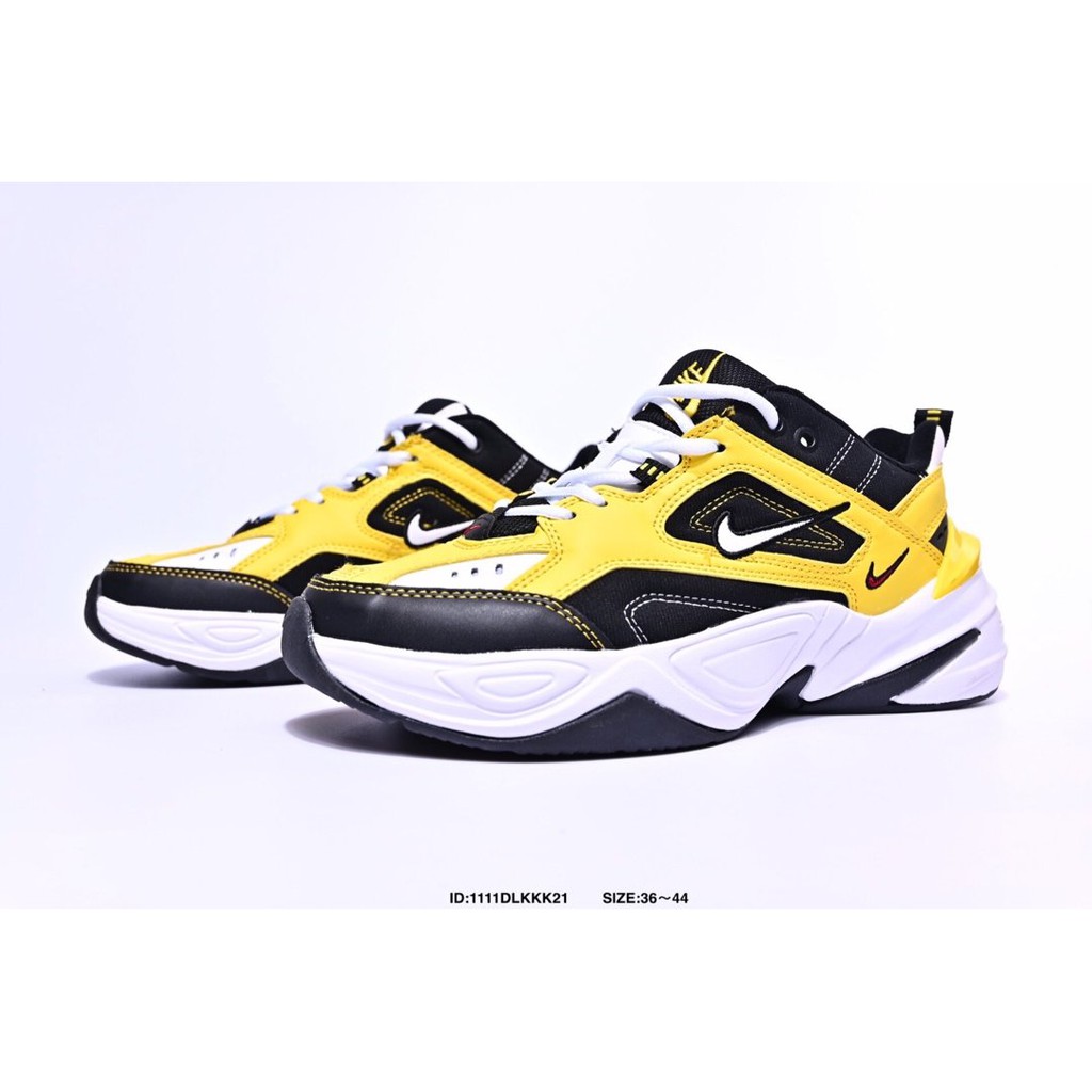 nike tekno yellow
