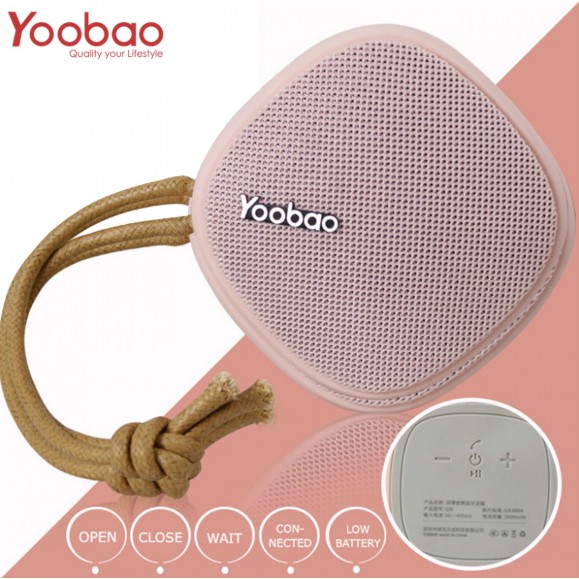 Yoobao M1 Smart Musiclink Bluetooth Speaker (Light Pink) Shopee