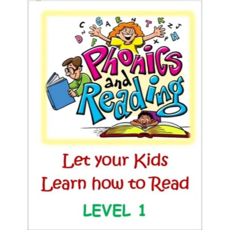 Phonics & Reading Level 1 "Let Your Kids Learn To Read" (68 Pages ...