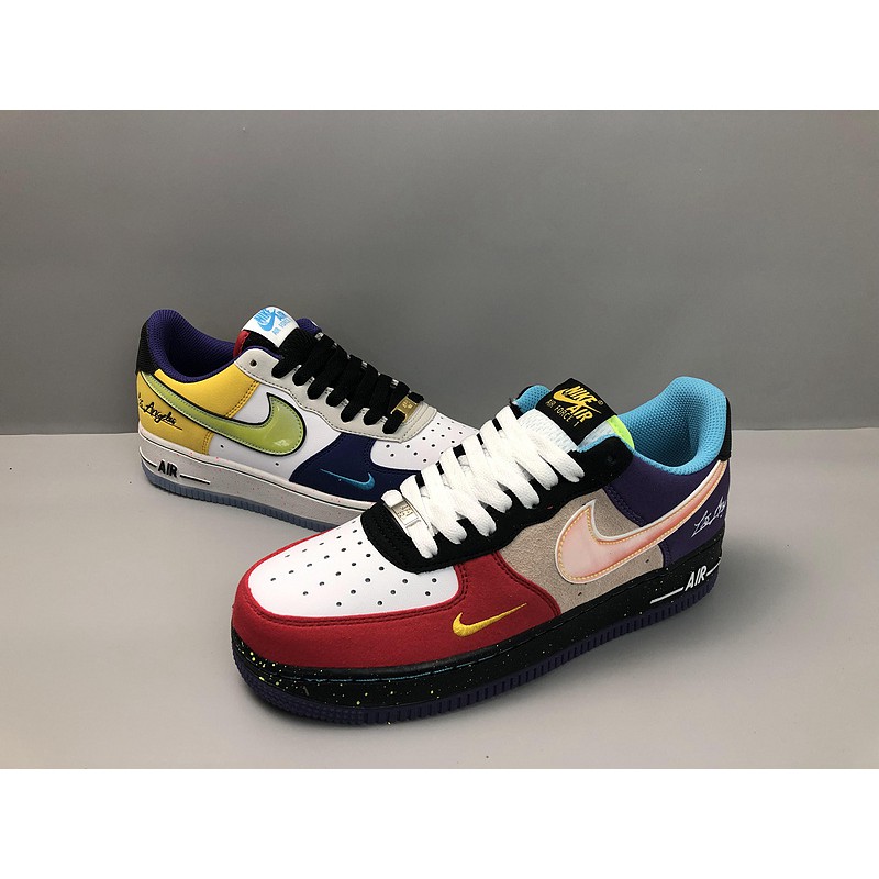 Genuine NIKE men's and women's board shoes Air Force 1 multicolor fashion  Los Angeles casual shoes | Shopee Philippines
