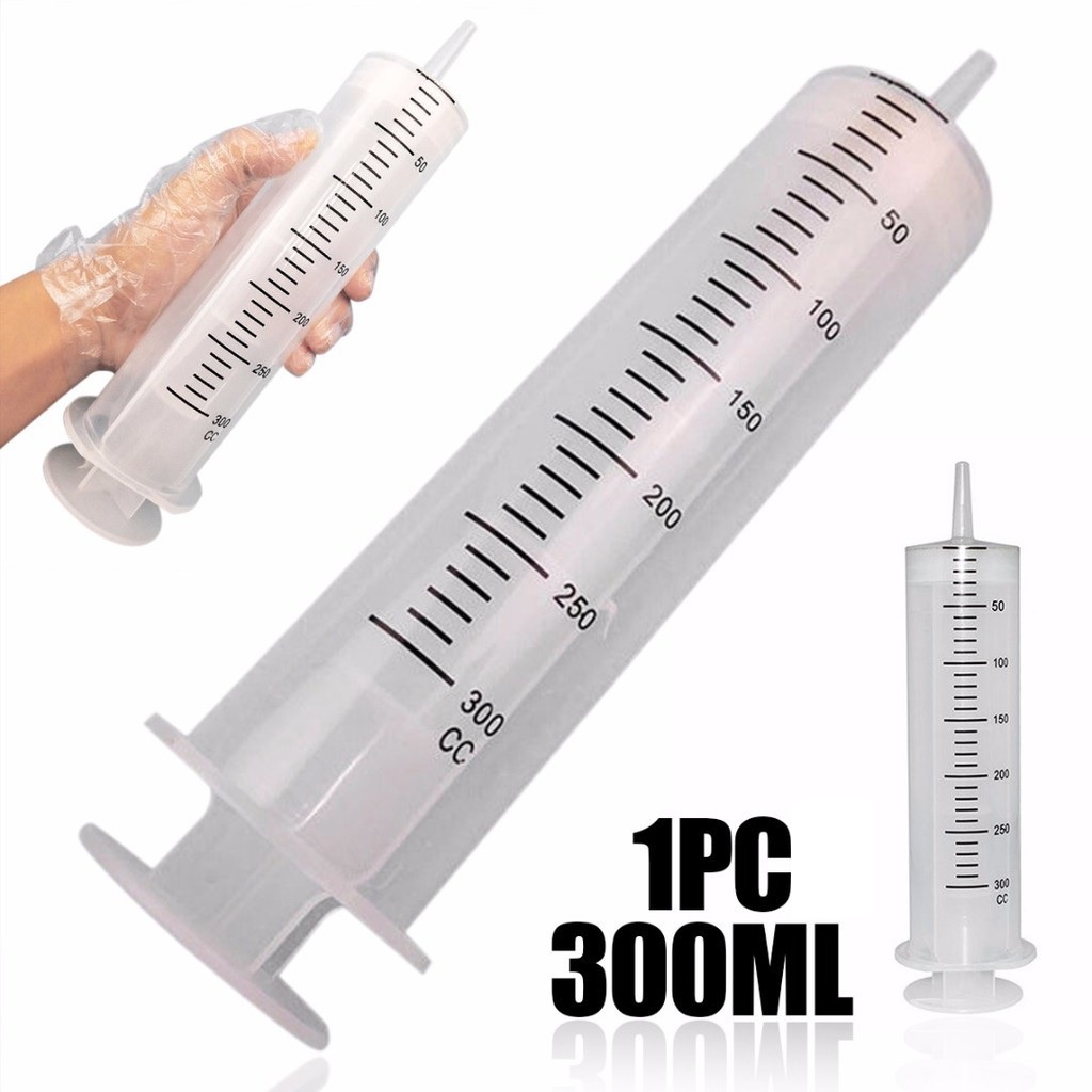 Syringe Size 150/300 ML/CC for Pet Medicine Ink Gloss & Other Liquid
