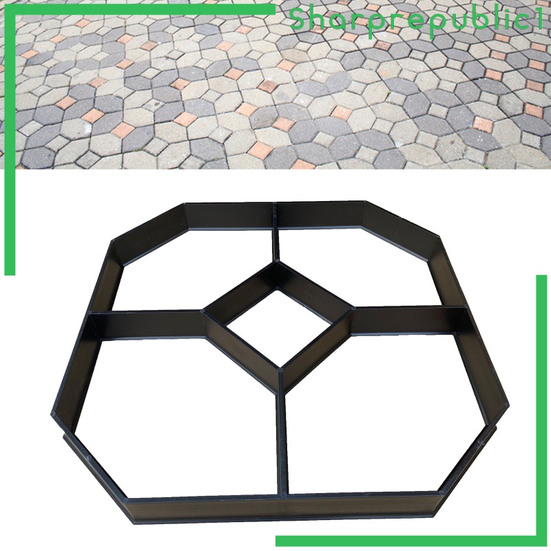 Shpre1 40x40cm Garden Stepping Stone Mold Diy Concrete Cement Mould Tortoise Road Shopee Philippines