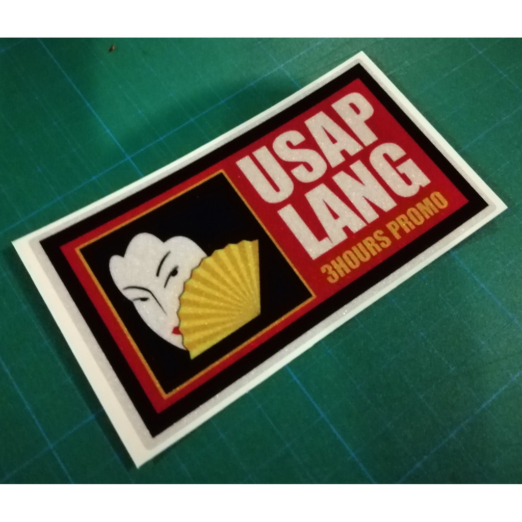 Sogo Usap Lang Sticker 3m Reflectorized 610 Series Shopee Philippines