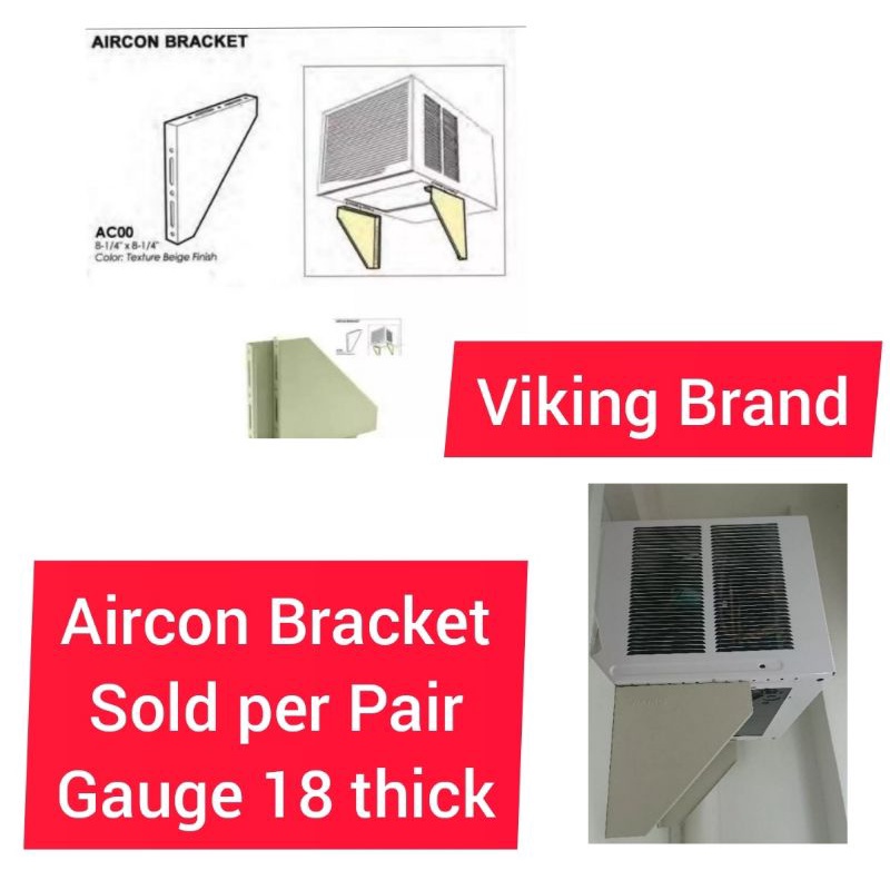 Viking Aircon Bracket Makapal sold per pair Shopee Philippines