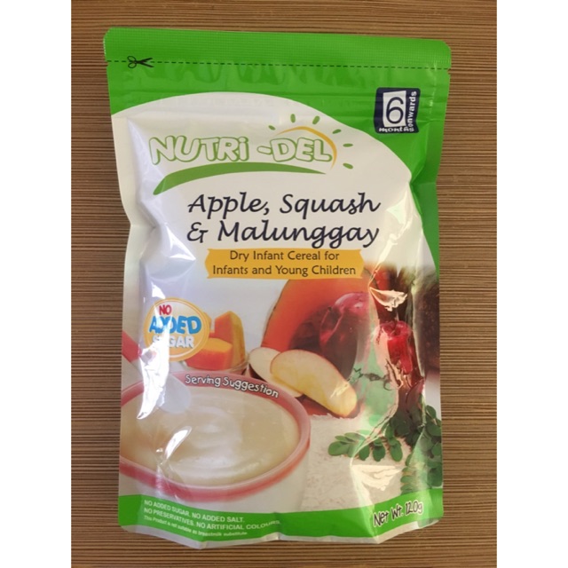 nutridel infant cereal