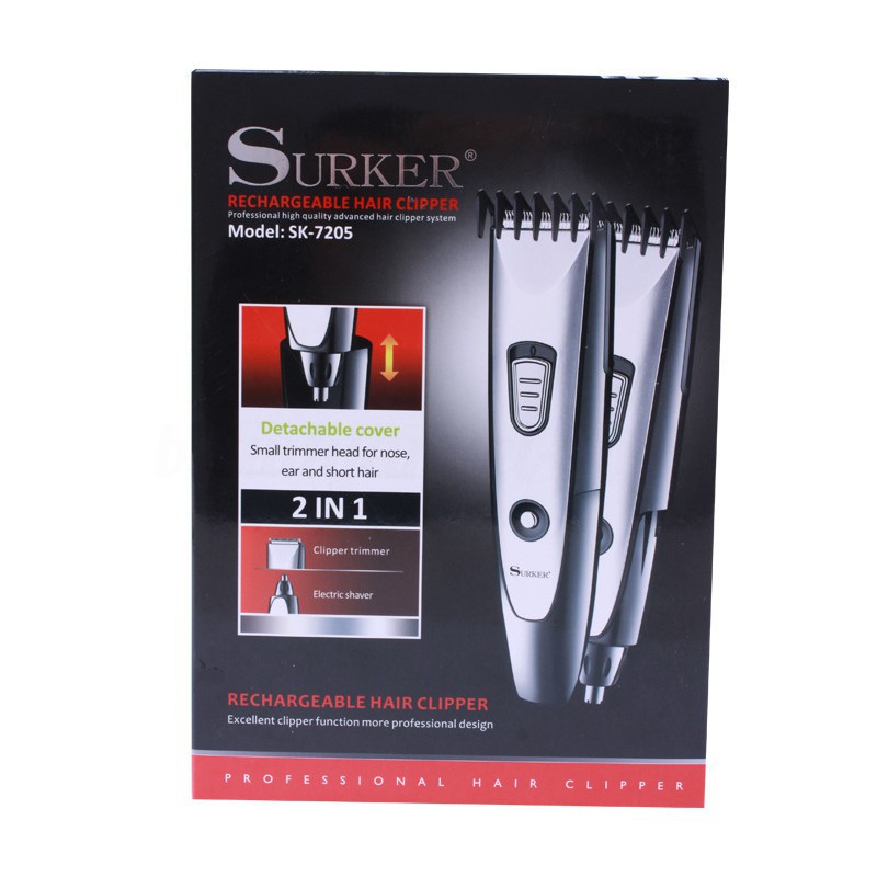 Nei Surker 2 In 1 Electric Hair Clipper Beard Shaver Shopee