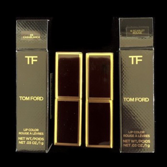 Tom Ford Lip Color Mini Lipstick in Indian Rose/Casablanca/Scarlet Rouge |  Shopee Philippines