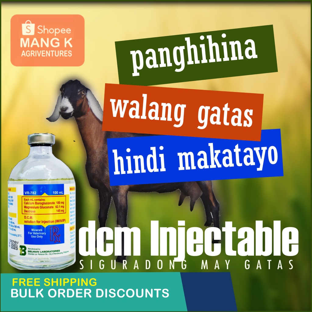 DCM Injectable 100mL |Dextrose, Calcium, Magnesium| para sa panghihina ...