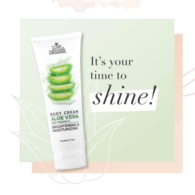 luxe organix body cream