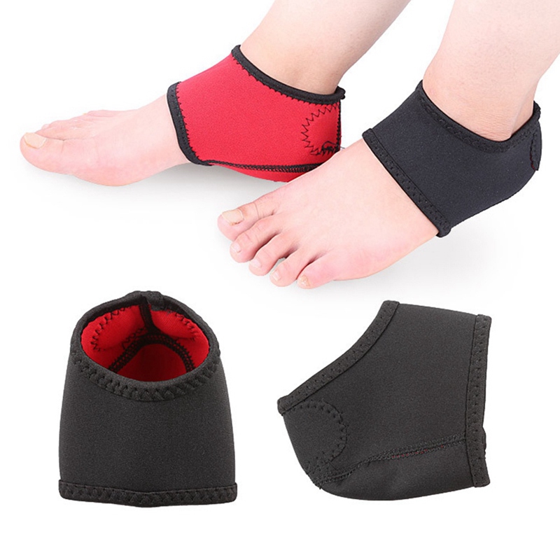 flowersqueen Foot Heel Ankle Wrap Pad Cushion Plantar Fasciitis Pain ...