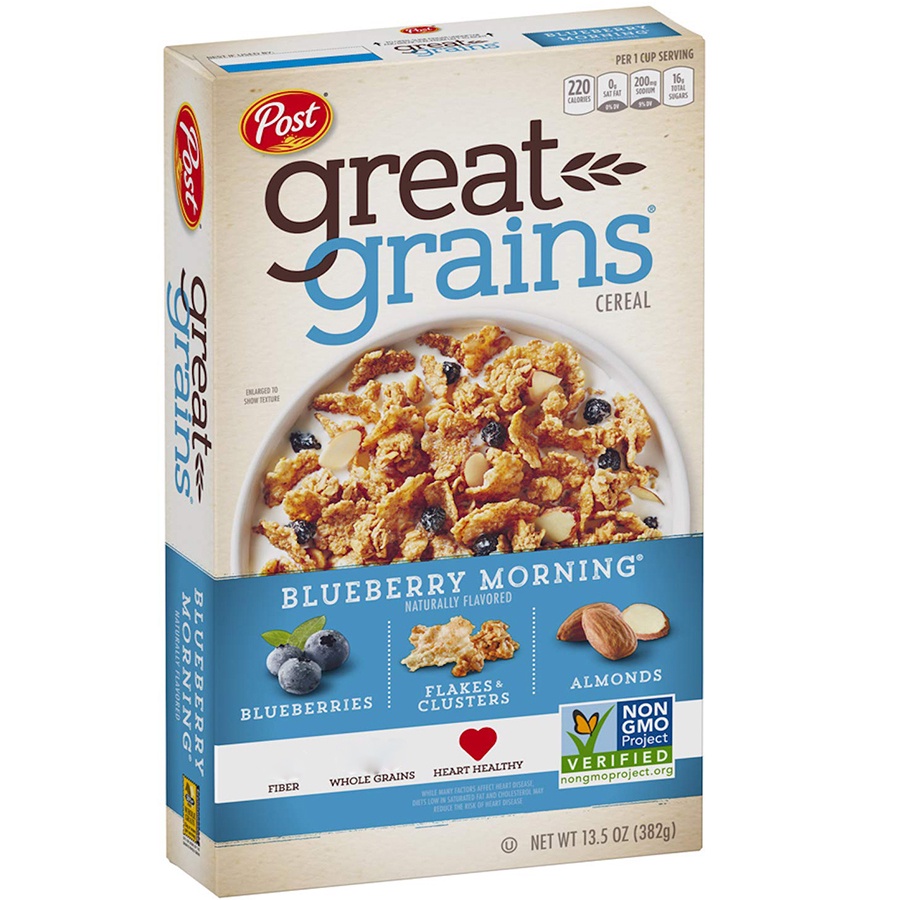 Post Great Grains Blueberry Morning Cereal 382g | Shopee Philippines