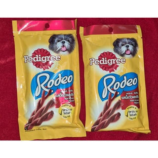 2PACK RODEO PEDIGREE DOG TREATS beef and liver flavor 5pcs per pack