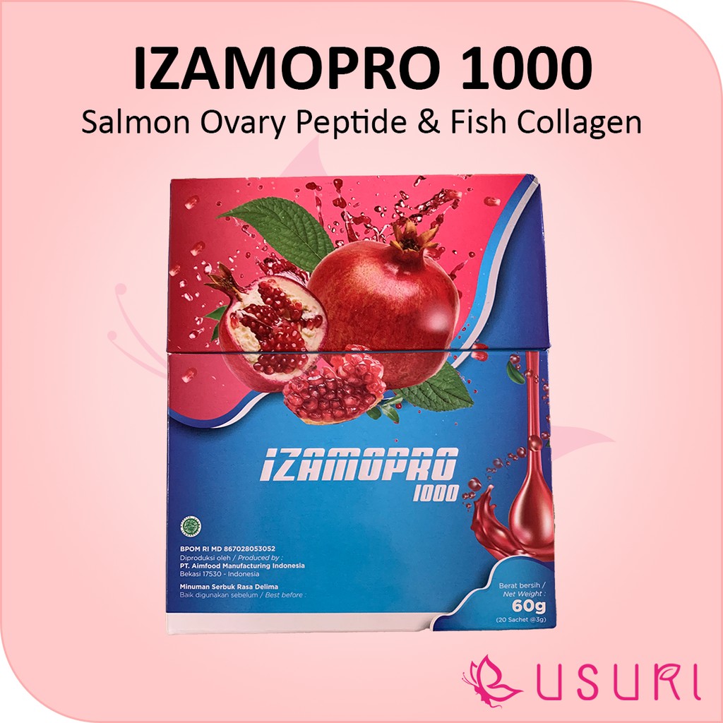 Izamopro 1000 Salmon Ovary Peptide Sop Marine Placenta Sachet Shopee