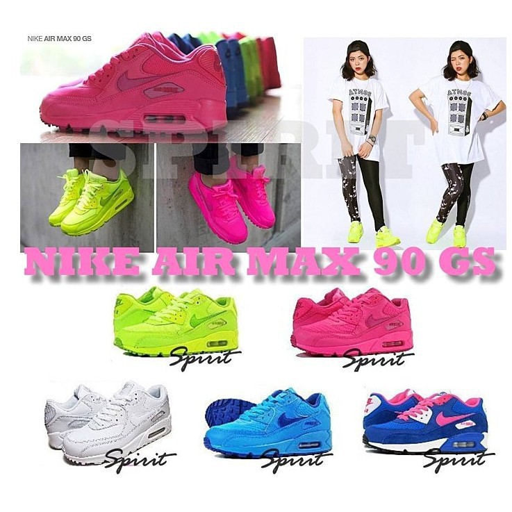 air max 90 pink blue