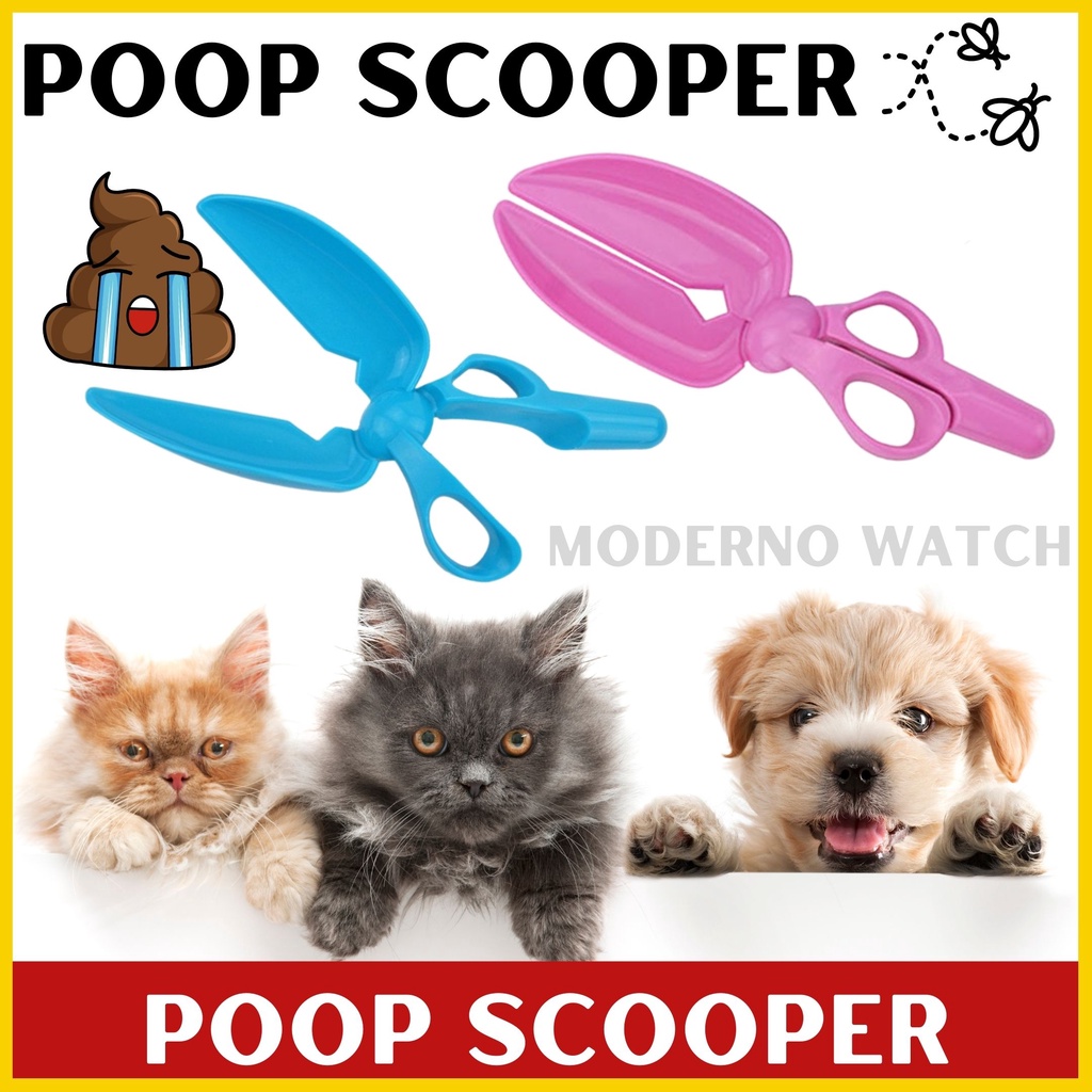 Pet Poop Scooper Scissor Style Easy Pick Up Dog Cat Poops Shopee