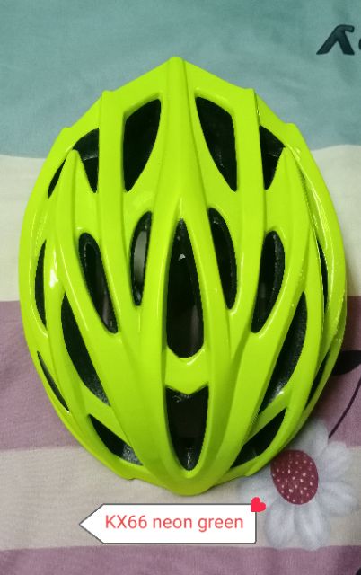 neon green bike helmet