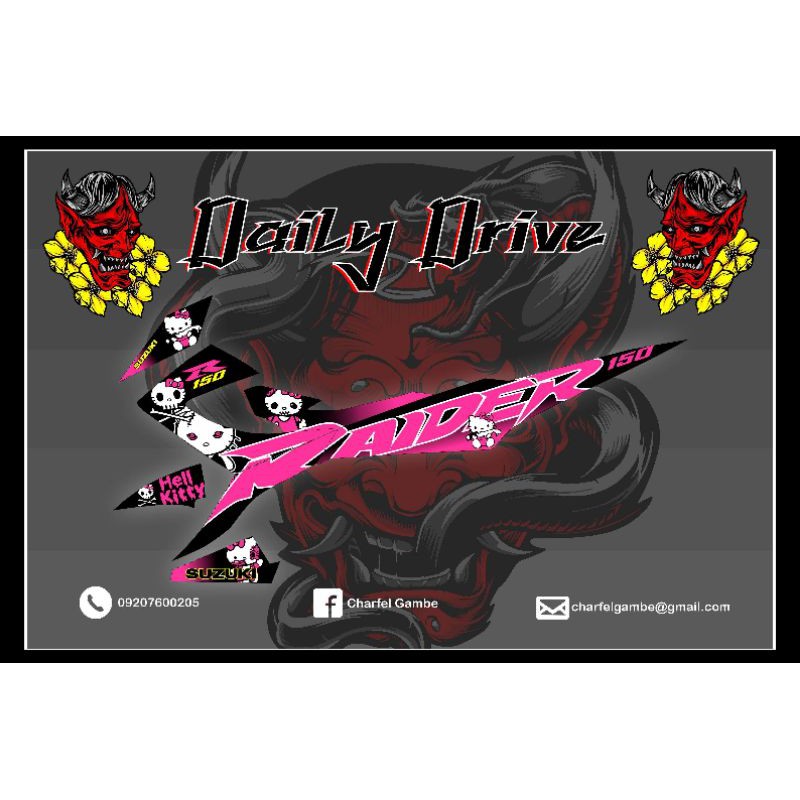 RAIDER150CARBTYPEDECALS/REBORN Shopee Philippines