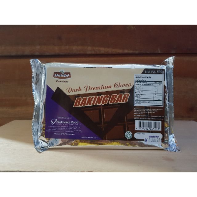 Dutche DARK CHOCOLATE baking bars 500g Shopee Philippines