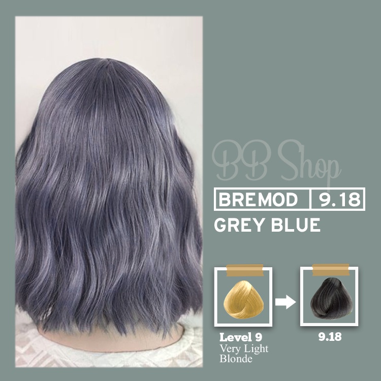 9.18 GREY BLUE_BREMOD PERFORMANCE HAIR COLOR 100ml | Shopee Philippines