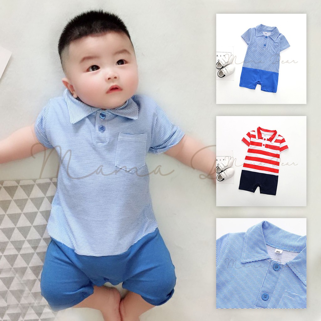 baby boy smart romper