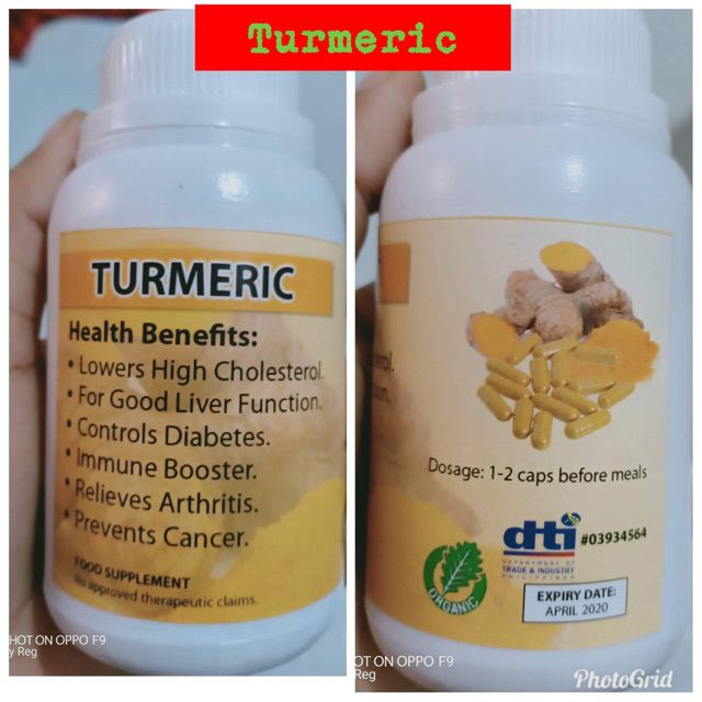 Turmeric Capsules ( onhand ) Shopee Philippines