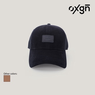 OXGN COED Corduroy Trucker Cap For Men And Women (Black/Tan) #1
