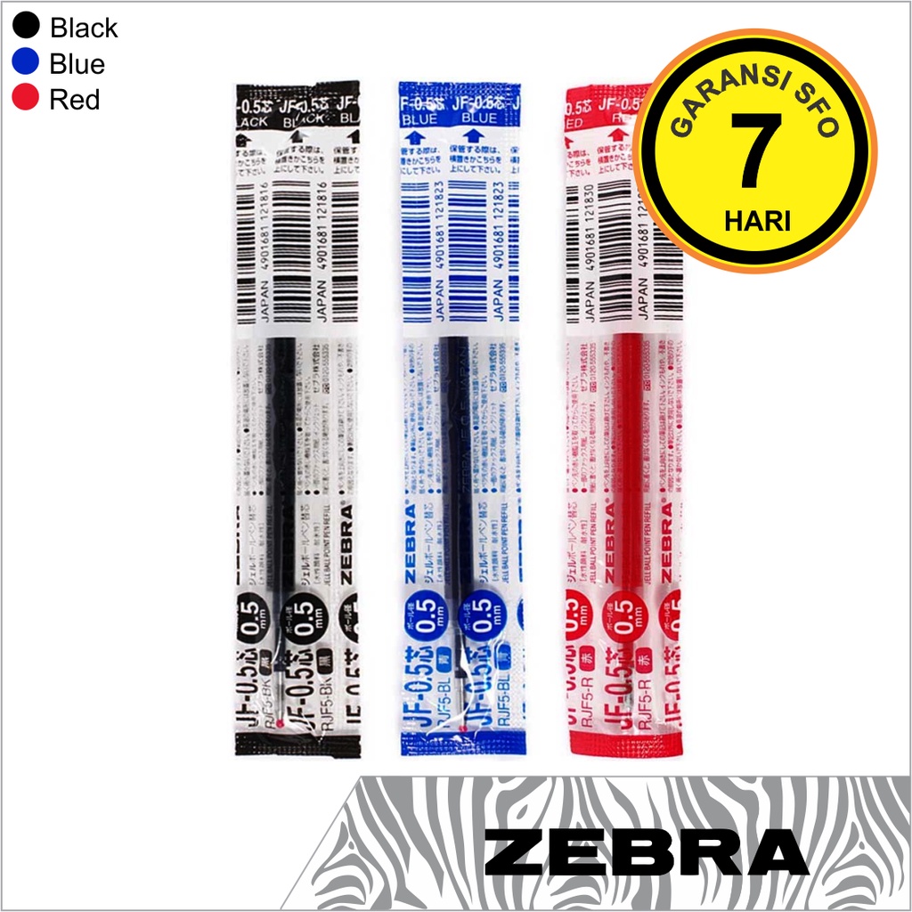 Zebra Sarasa Gel Pen Refill JF Series SFO Semarang Official