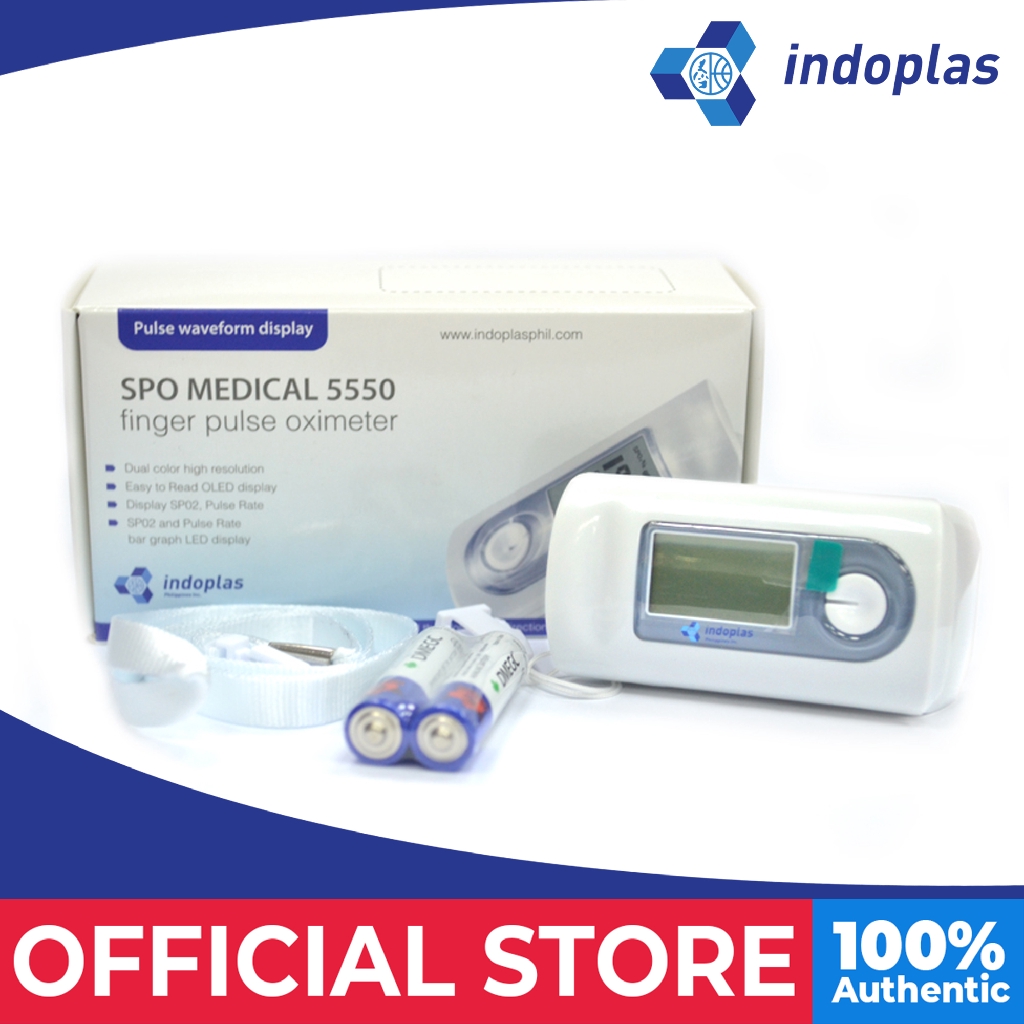 Indoplas Standard Pulse Oximeter (Grey) Shopee Philippines