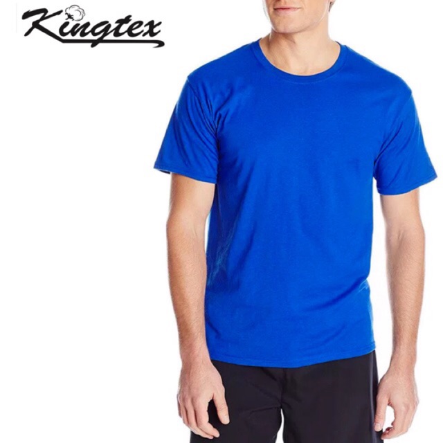 plain royal blue shirt