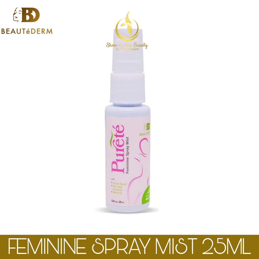 Beautederm Purete Feminine Spray 25ml Shopee Philippines
