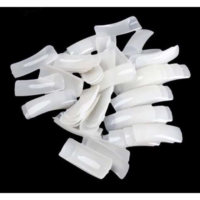 False White Nails / Nail Extender for Nail Art (100pcs) | Shopee ...