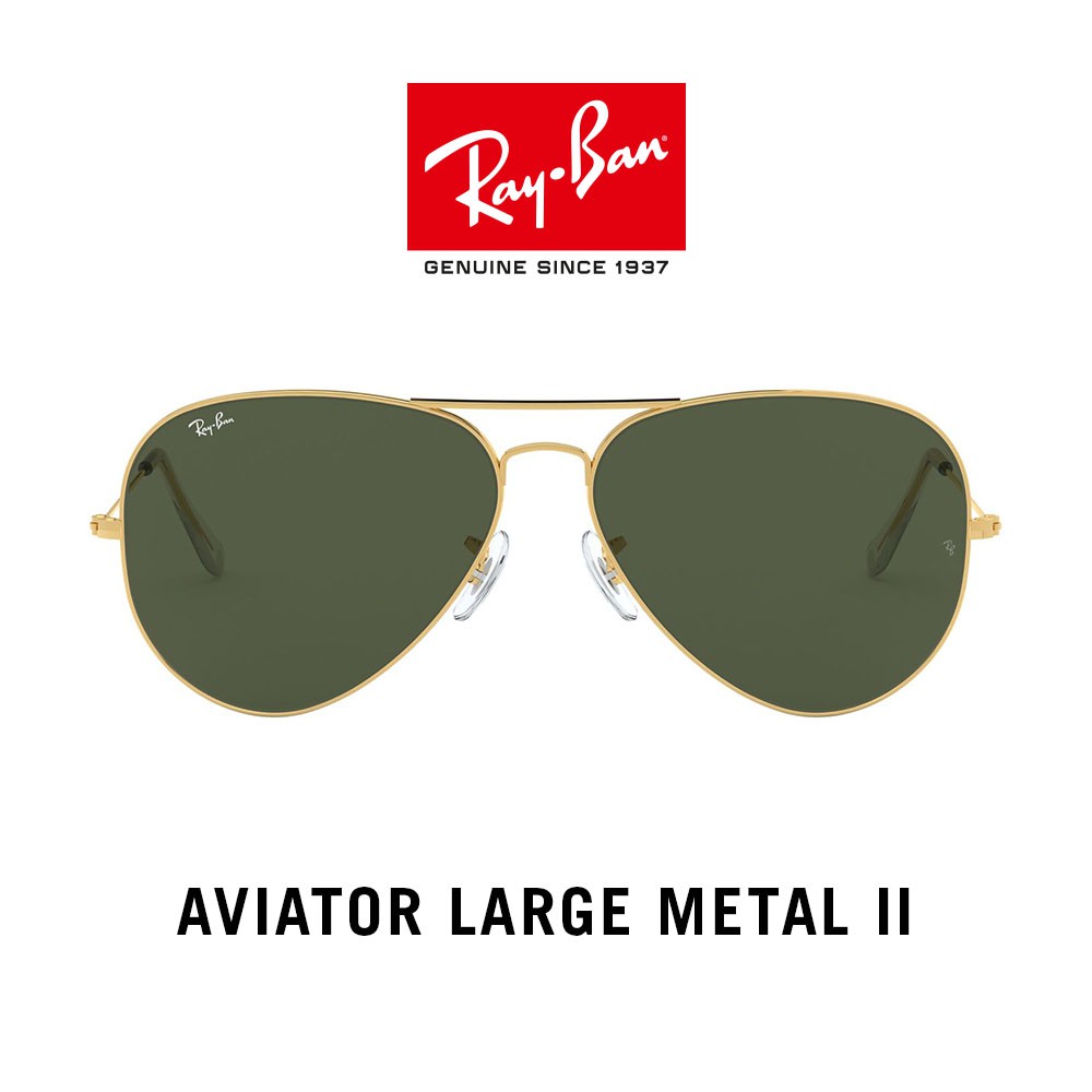 aviator large metal ii rb3026