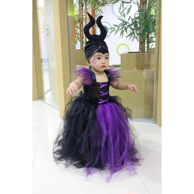 Halloween costume maleficent tutus tutudress | Shopee Philippines