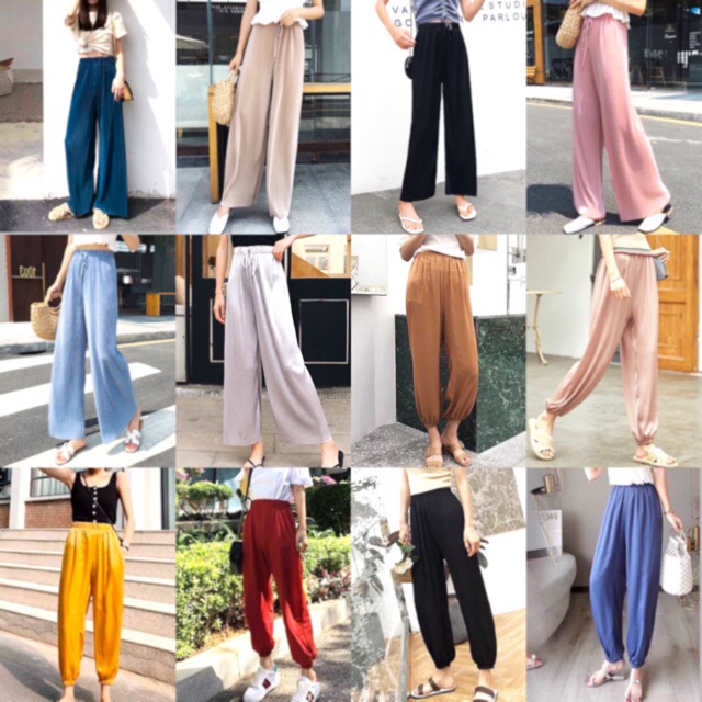 palazzo jogger pants